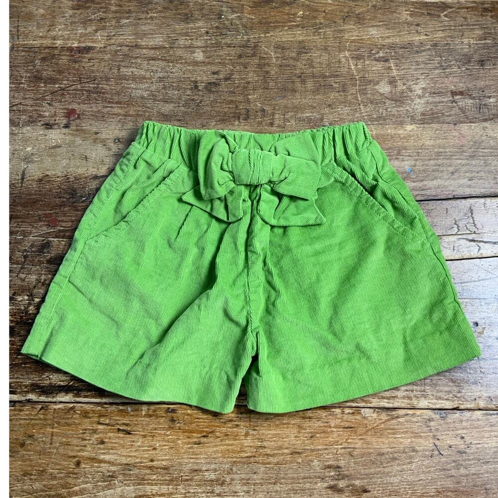 Little English Green Corduroy Girl's shorts size 3T
